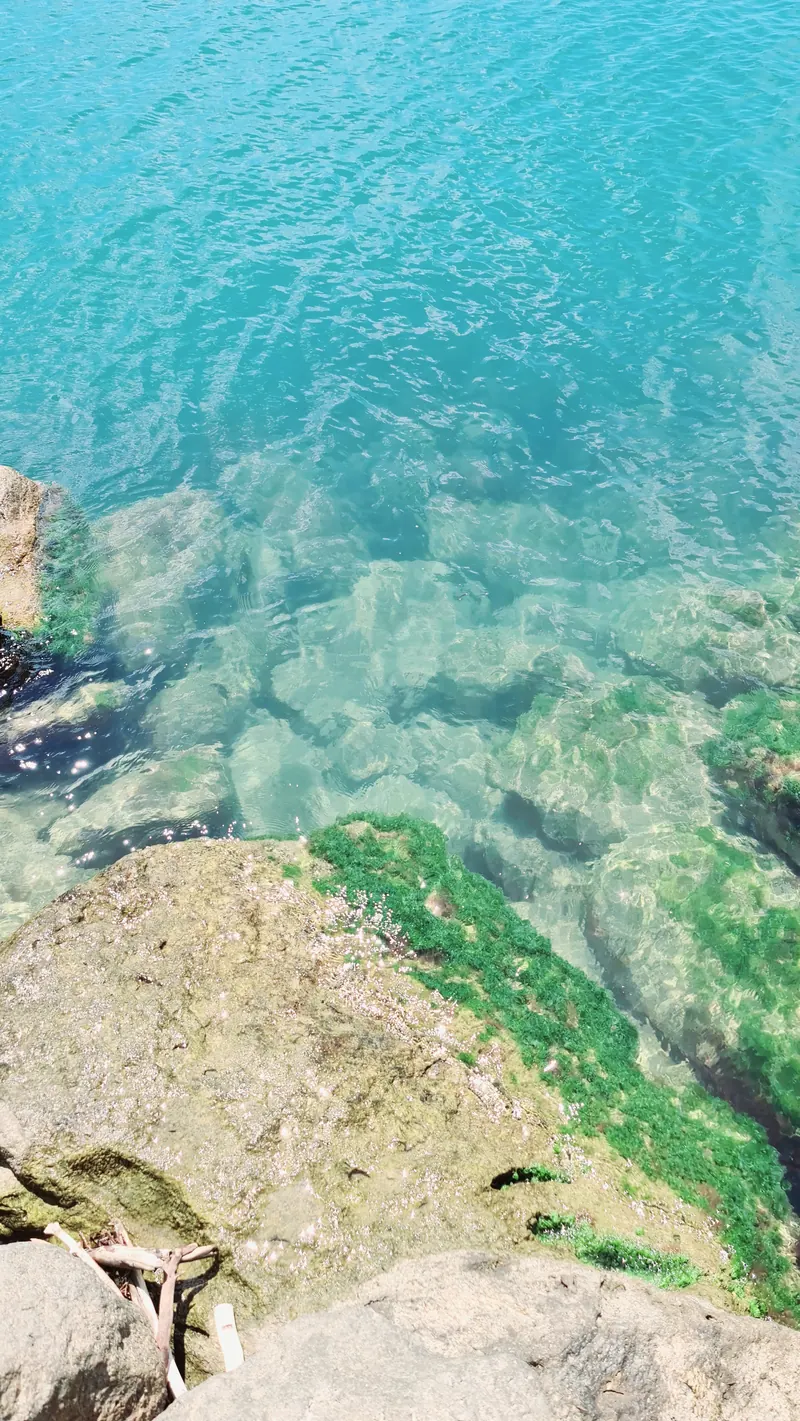 Прозрачная вода у камней